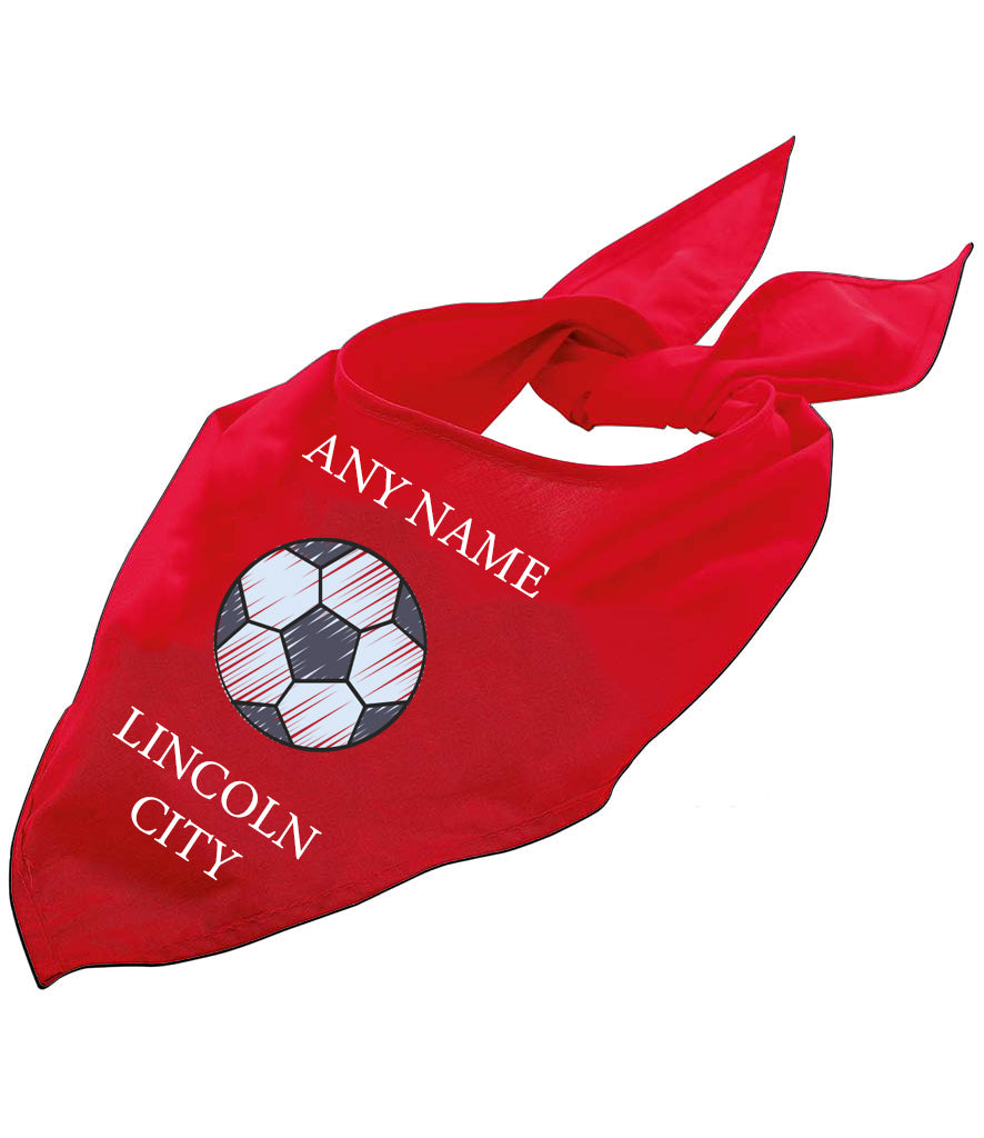 Lincoln City Personalised Dog Bandana