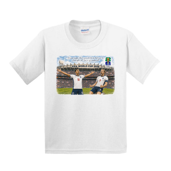 England Bellingham & Kane World Cup 2026 Kids T-shirt