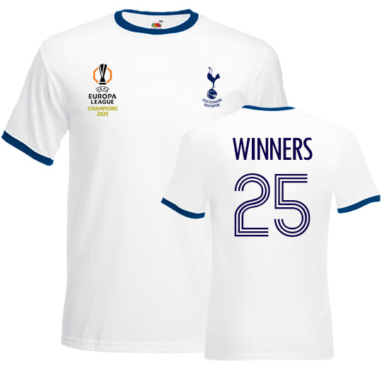 Tottenham Hotspur Europa League Winners Ringer T-shirt