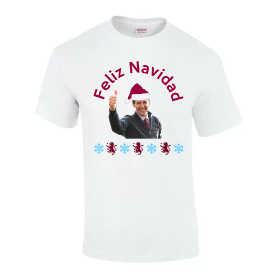 Unai Emery Feliz Navidad Christmas T-shirt