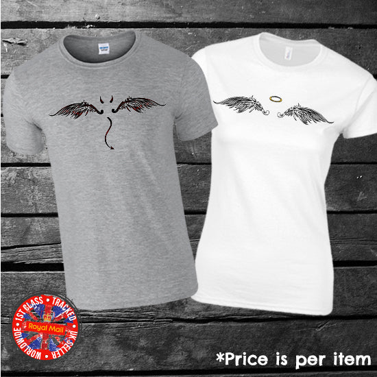 Angel & Devil Matching T-shirt Set