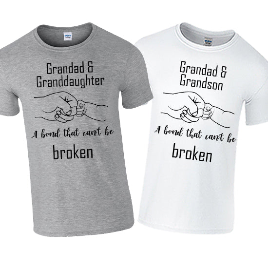 Grandad & Granddaughter Matching T-shirt Set