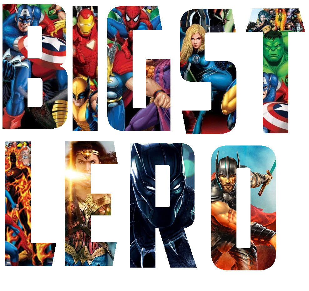 Superhero Collage Siblings Matching Set