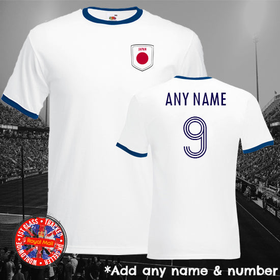 Japan Personalised Football Ringer T-shirt