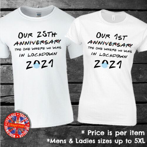 Friends Anniversary Personalised T-shirt