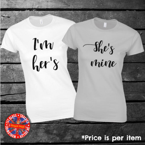 I'm Hers - She's Mine Matching T-shirts