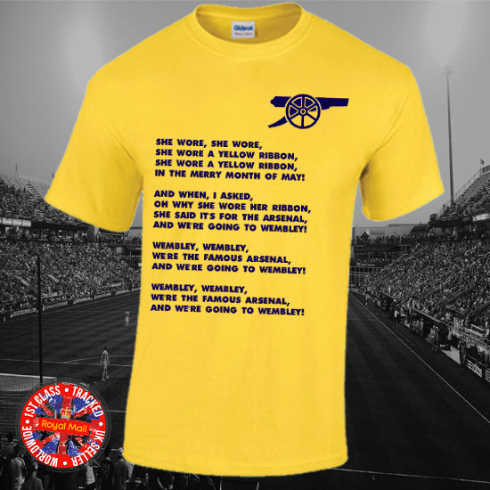 She Wore A Yellow Ribbon Lyrics Cadence Arsenal "She Wore A Yellow Ribbon" Song Lyrics T-shirt – My KD Family