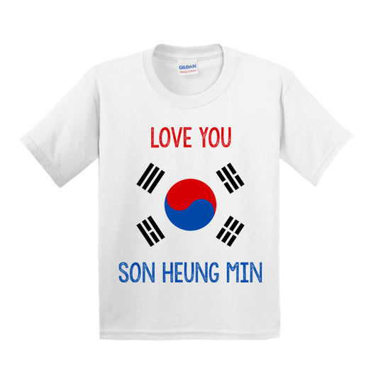 South Korea Love You Son Heung Min Kids T-shirt