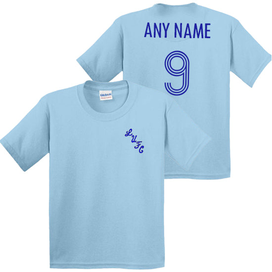 Leeds United Retro Personalised Kids T-shirt