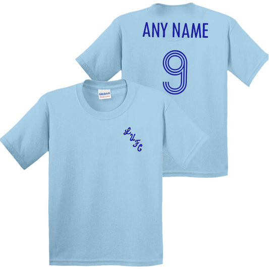 Leeds United Retro Personalised Kids T-shirt