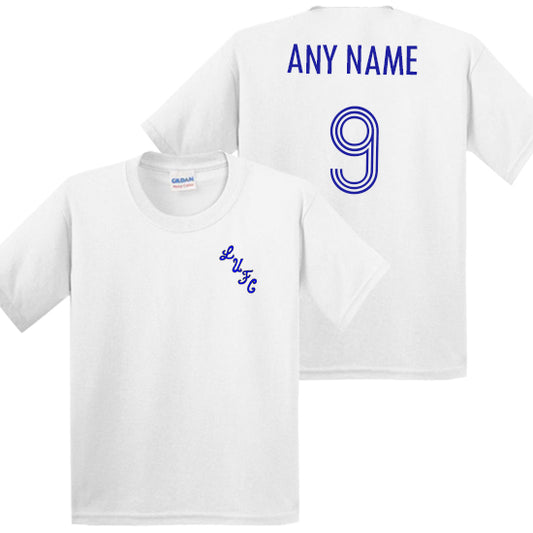 Leeds United Retro Personalised Kids T-shirt