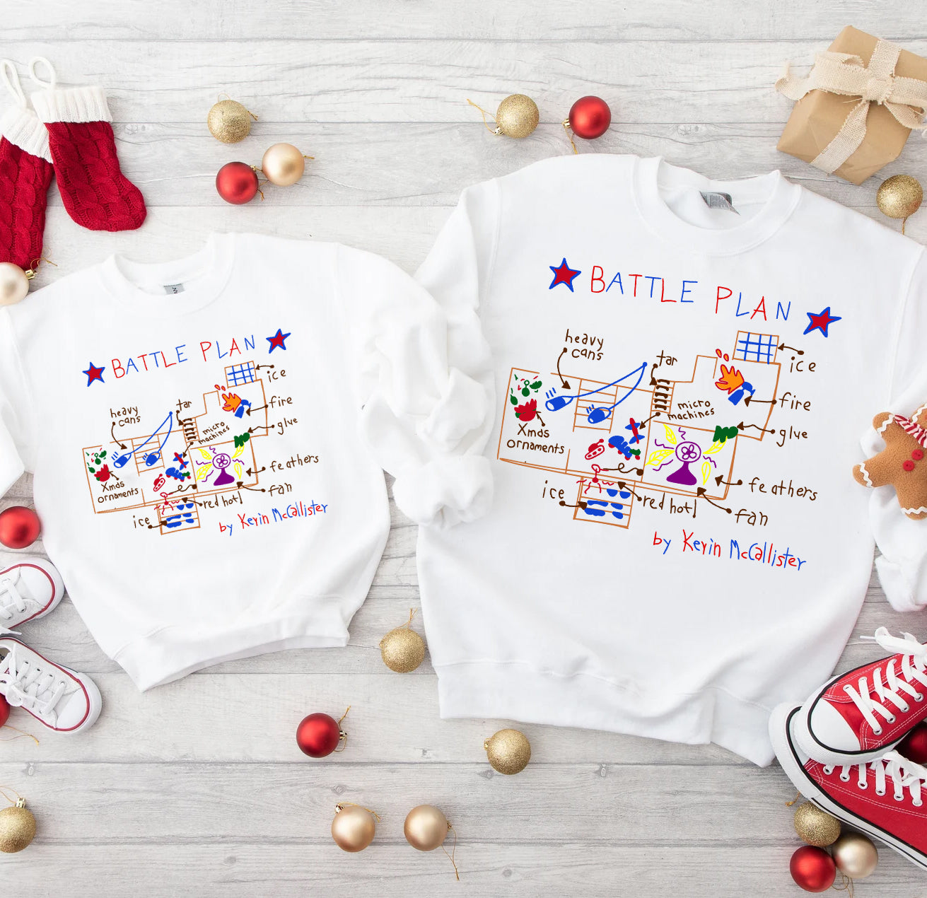 Home Alone Battle Plan Sweatshirt