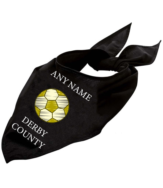 Derby County Personalised Dog Bandana