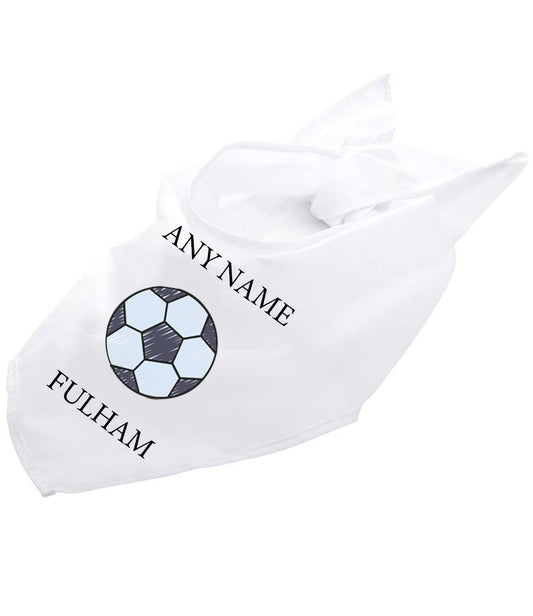 Fulham Personalised Dog Bandana