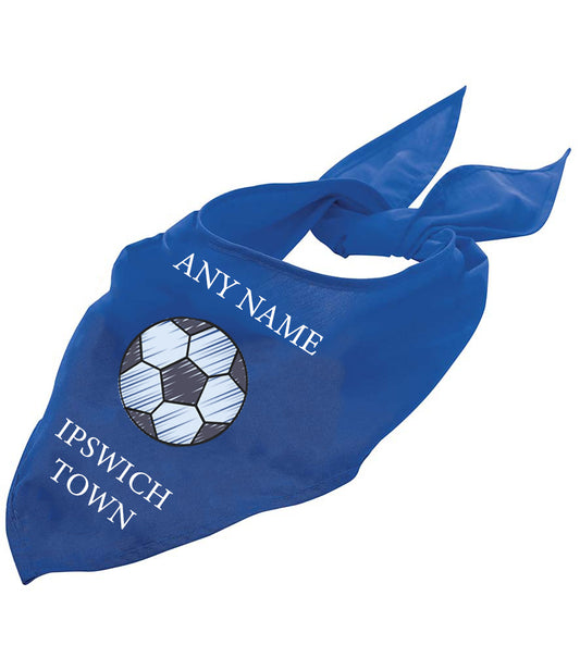 Ipswich Town Personalised Dog Bandana