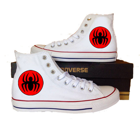 Ultimate Spiderman All Star Converse Unisex Hi Tops