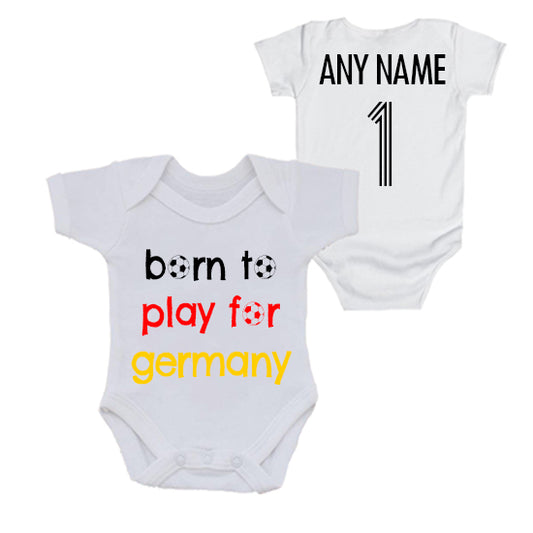 Germany: Born To Play For Personalised Bodysuit