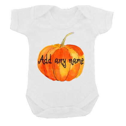 Personalised Pumpkin Bodysuit