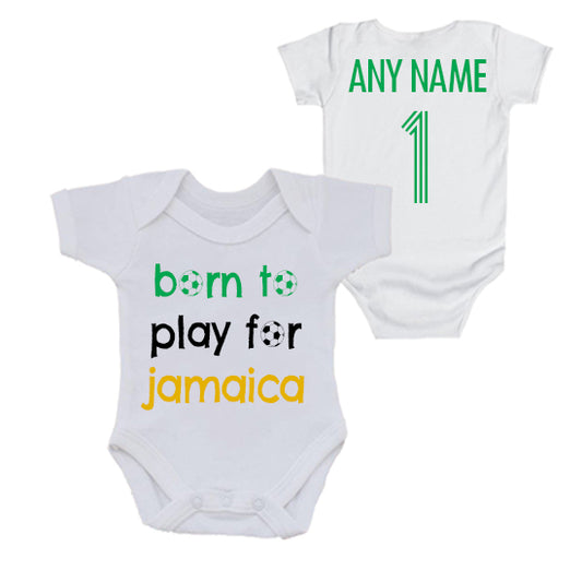 Jamaica: Born To Play For Personalised Bodysuit