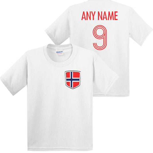 Norway Personalised Kids T-shirt