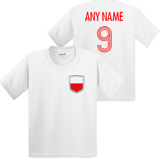Poland Personalised Kids T-shirt