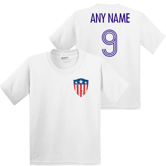 USA Personalised Kids T-shirt