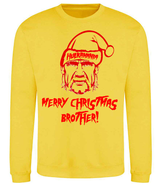 Hulk Hogan "Merry Christmas Brother" Sweatshirt