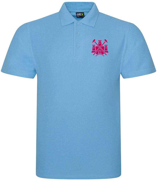West Ham Football Embroidered Polo Shirt