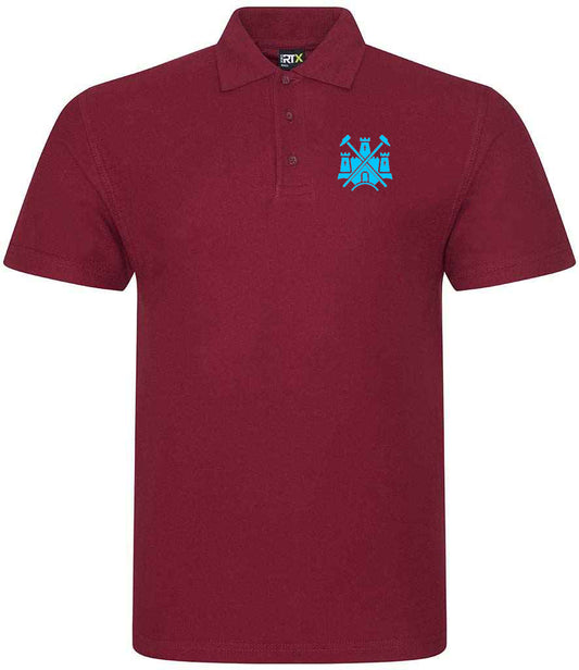 West Ham Football Embroidered Polo Shirt