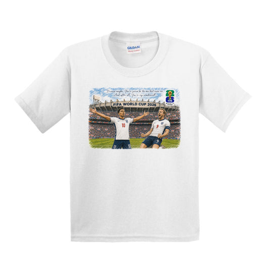 England Bellingham & Kane World Cup 2026 Kids T-shirt