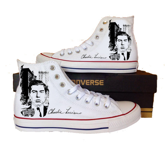 Lucky Luciano All Star Converse Unisex Hi Tops