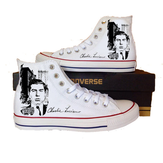Lucky Luciano All Star Converse Unisex Hi Tops