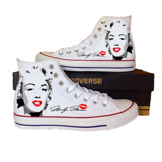 Marilyn Monroe All Star Converse Unisex Hi Tops