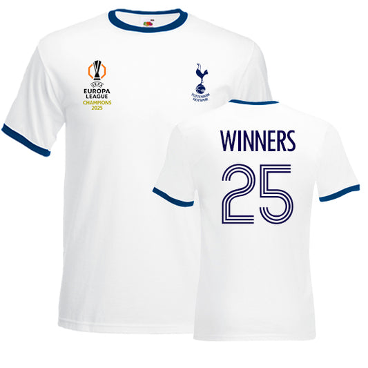 Tottenham Hotspur Europa League Winners Ringer T-shirt