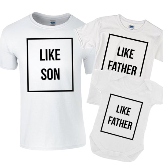 Like Father - Like Son Matching T-shirt Set