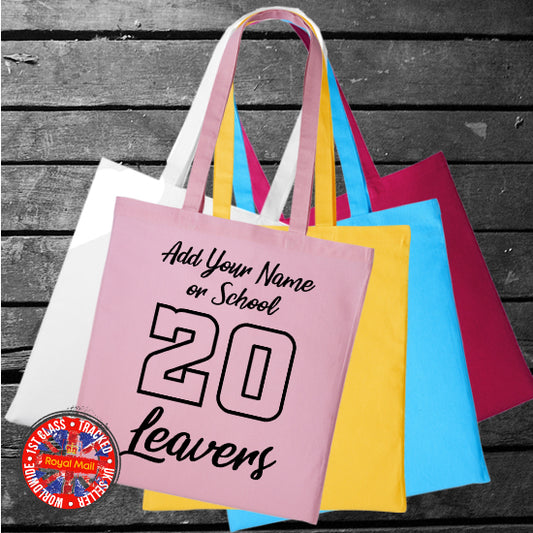 School Leavers Coloured Tote Bag