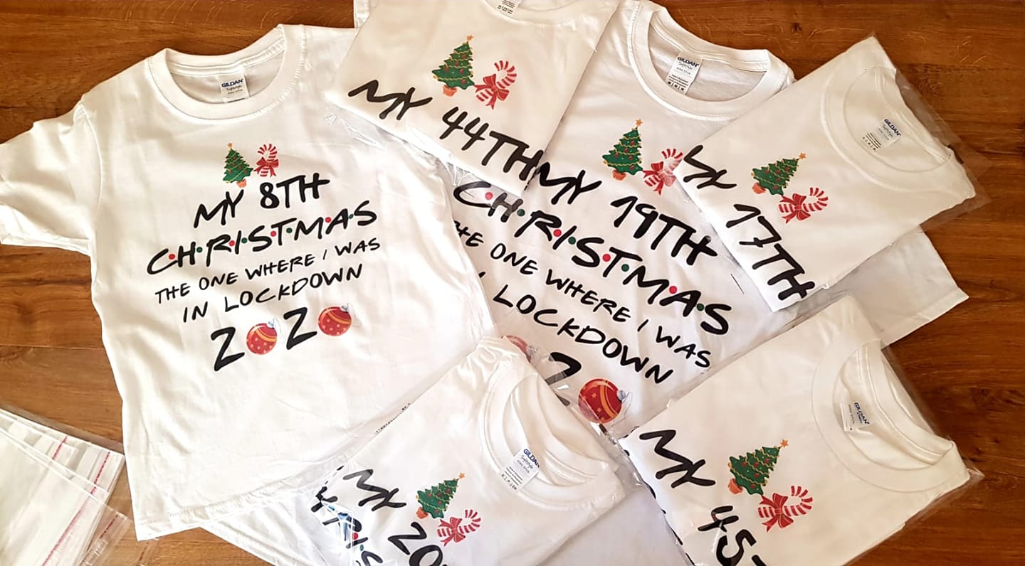 Friends Personalised Lockdown Birthday Christmas T-shirt