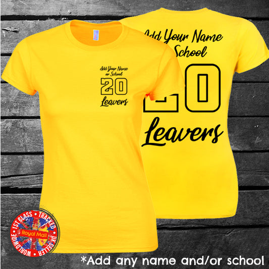 School Leavers Coloured T-shirt