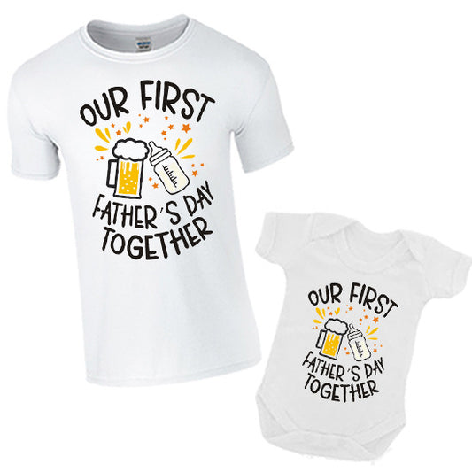 Our First Father's Day Together Matching Set