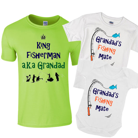 Grandfather & Grandchild Fishing Matching Set