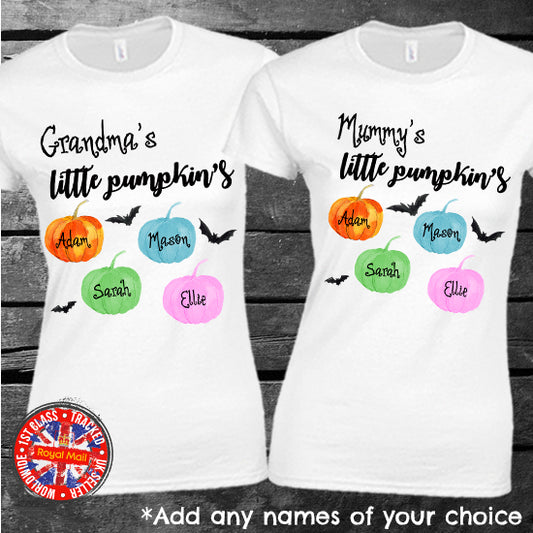 Halloween Little Pumpkin Personalised T-shirt