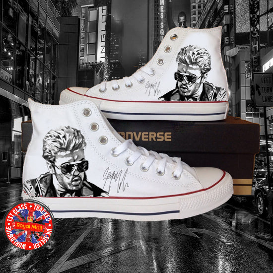 George Michael All Star Converse Unisex Hi Tops