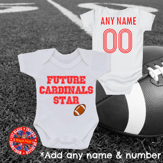 Future Cardinals Star Personalised Bodysuit
