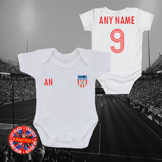 Sunderland Retro Personalised Bodysuit