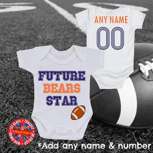 Future Bears Star Personalised Bodysuit