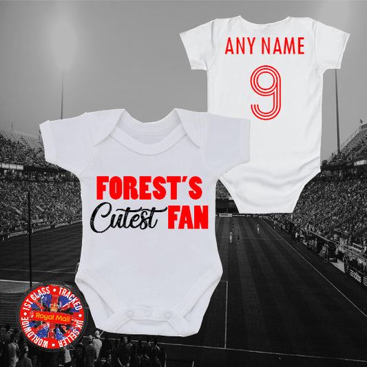 Forest's Cutest Fan Personalised Bodysuit