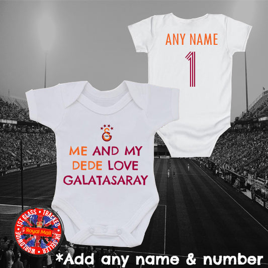 Me & My Dede Love Galatasaray Personalised Bodysuit