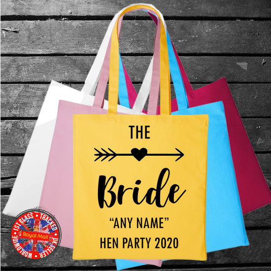 Personalised "The Bride" Tote Bag
