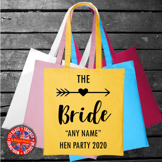 Personalised "The Bride" Tote Bag
