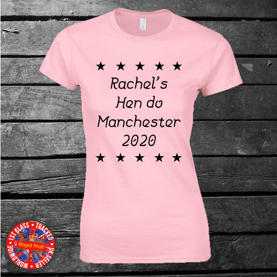 Hen Do Personalised T-shirts